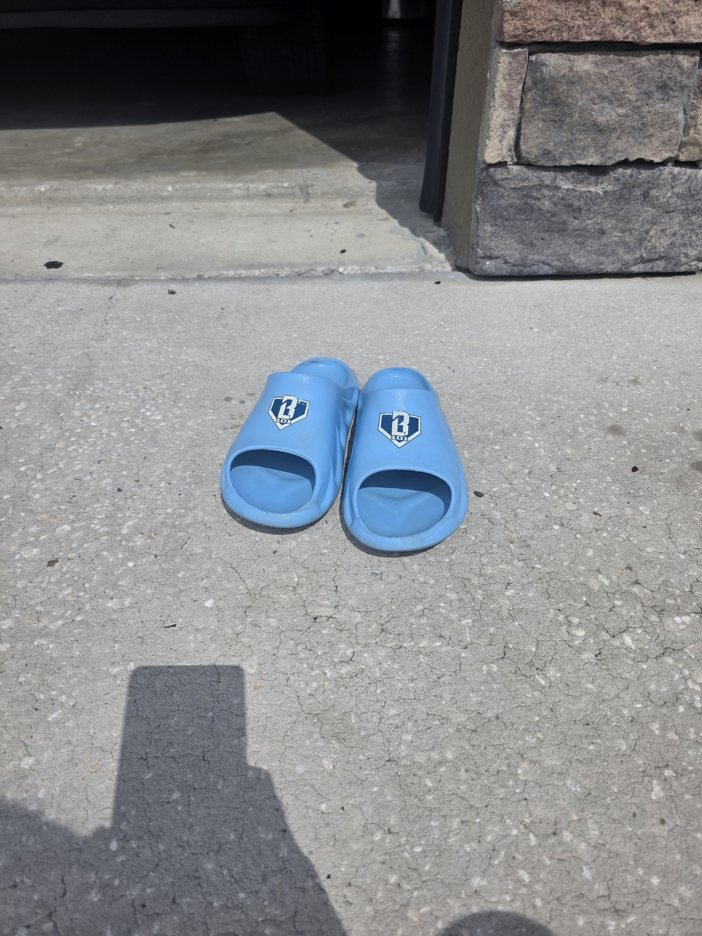 Baseball 101 Blue Men's Slides Size 8-9